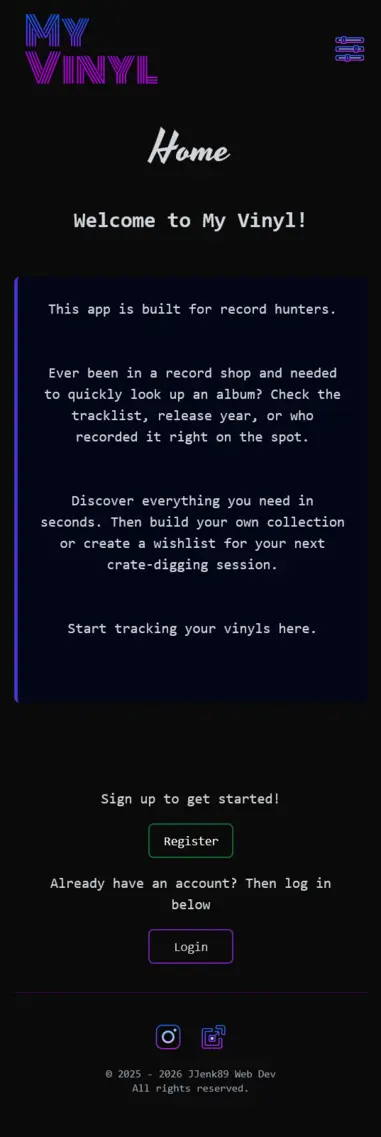 My Vinyl screenshot